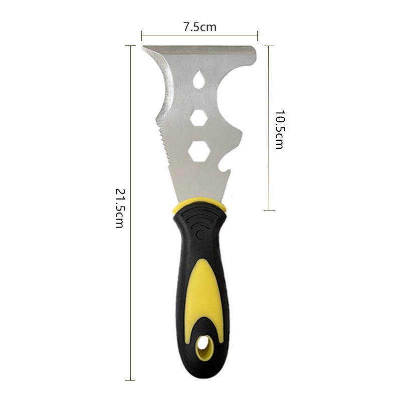 Многофункциональный скребок для шпаклевки и стен из нержавеющей стали со средством для удаления клея