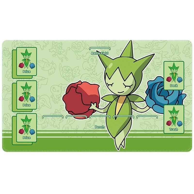 XXMm Diy Ptcg Flareon Gengar Card Battle Mat Ptcg Suicune Single Player Board Game Card Battle Card Pad Anime Toys