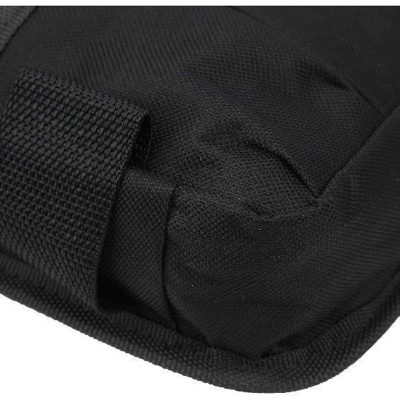 Сумка для инструментов на пояс, маленькая сумка для инструментов электрика с несколькими карманами, небольшой держатель для инструментов, сумка для инструментов (Черный край)