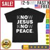 Christian Shirts Cross Faith Know Peace Know Jesus Vintage T Shirt Men Women NEW