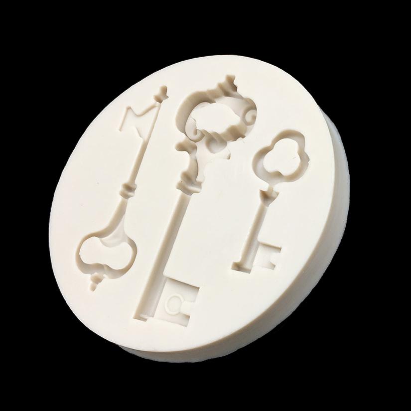 Key Silicone Mold Fondant Chocolate Sugarcraft Mould Cake Decorating Tools