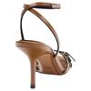 Zara Минималистичные модные сандалии на одном ремешке 7,5 см Женские сандалии Коричневые 2363610105