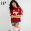 Gap Унисекс свитшот с принтом логотипа, короткий рукав