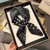 New versatile fashion silk small square scarf professional scarf silk scarf spring and summer matching scarf temperament simple silk scarf