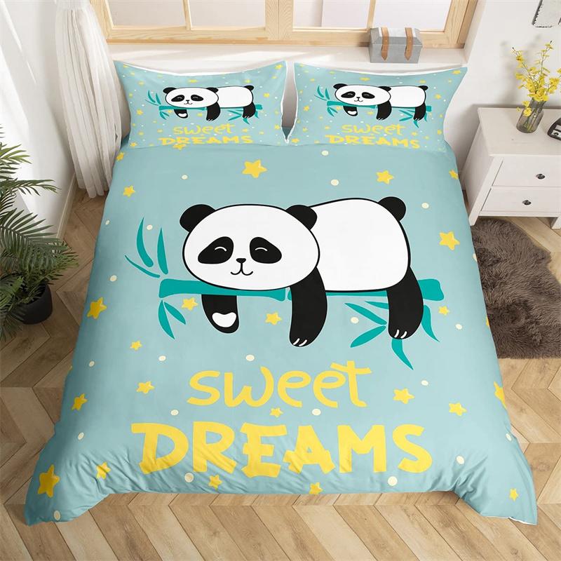 Cartoon Animal Duvet Cover Twin King Cute Cat Bedding Set Microfiber Paw Butterfly Floral Comforter Cover For Kids Girl Bedroom