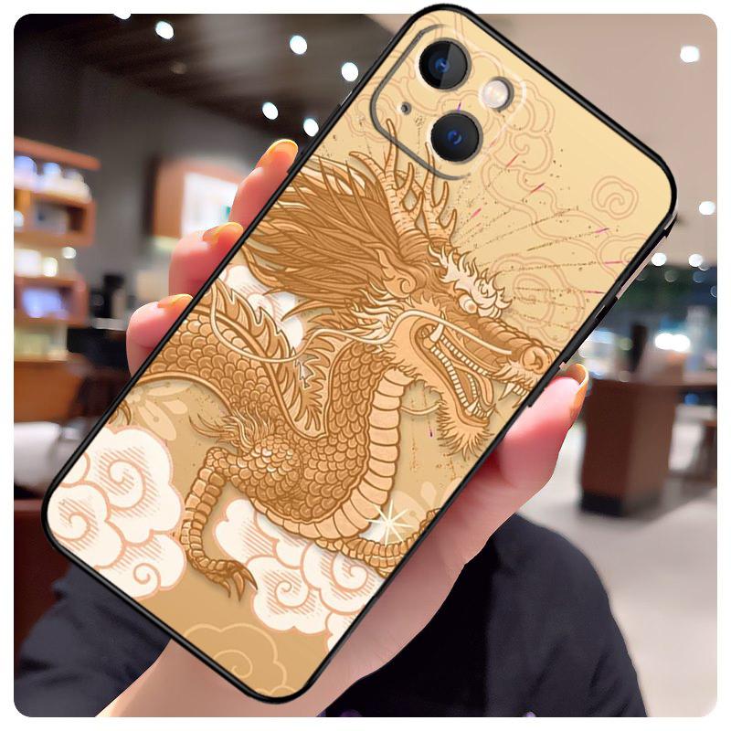 Чехол с китайским драконом для iPhone 16 Pro Max 14 13 12 11 15 17 Pro Max mini 15 16 Plus 16e 17 Air Чехол для телефона