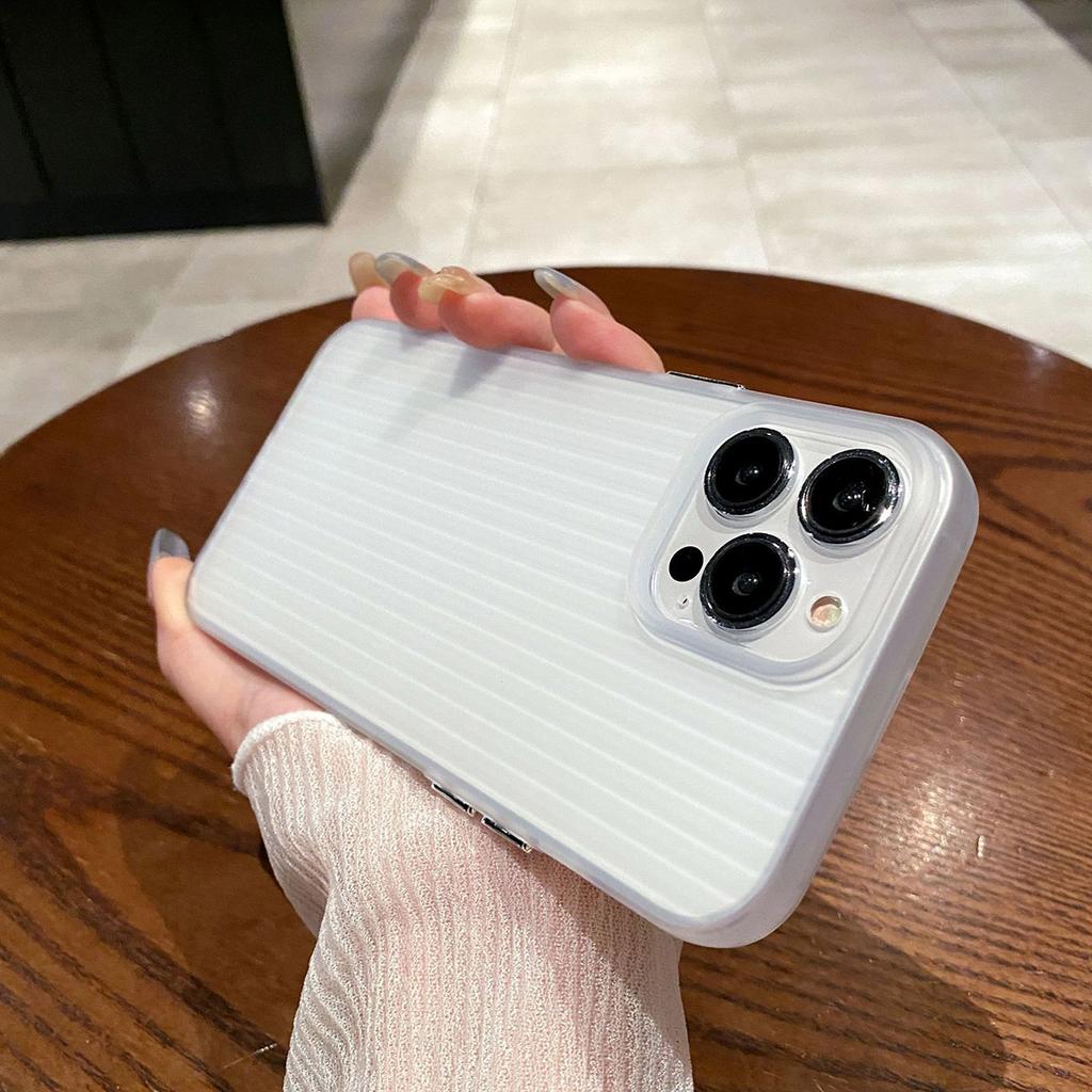 Приятный на ощупь чехол для телефона для iPhone 11 12 13 14 15 16 iPhone 11 12 13 14 15 16 Pro 12 13 14 15 16 Pro Max Роскошный гофрированный узор Противоударный чехол