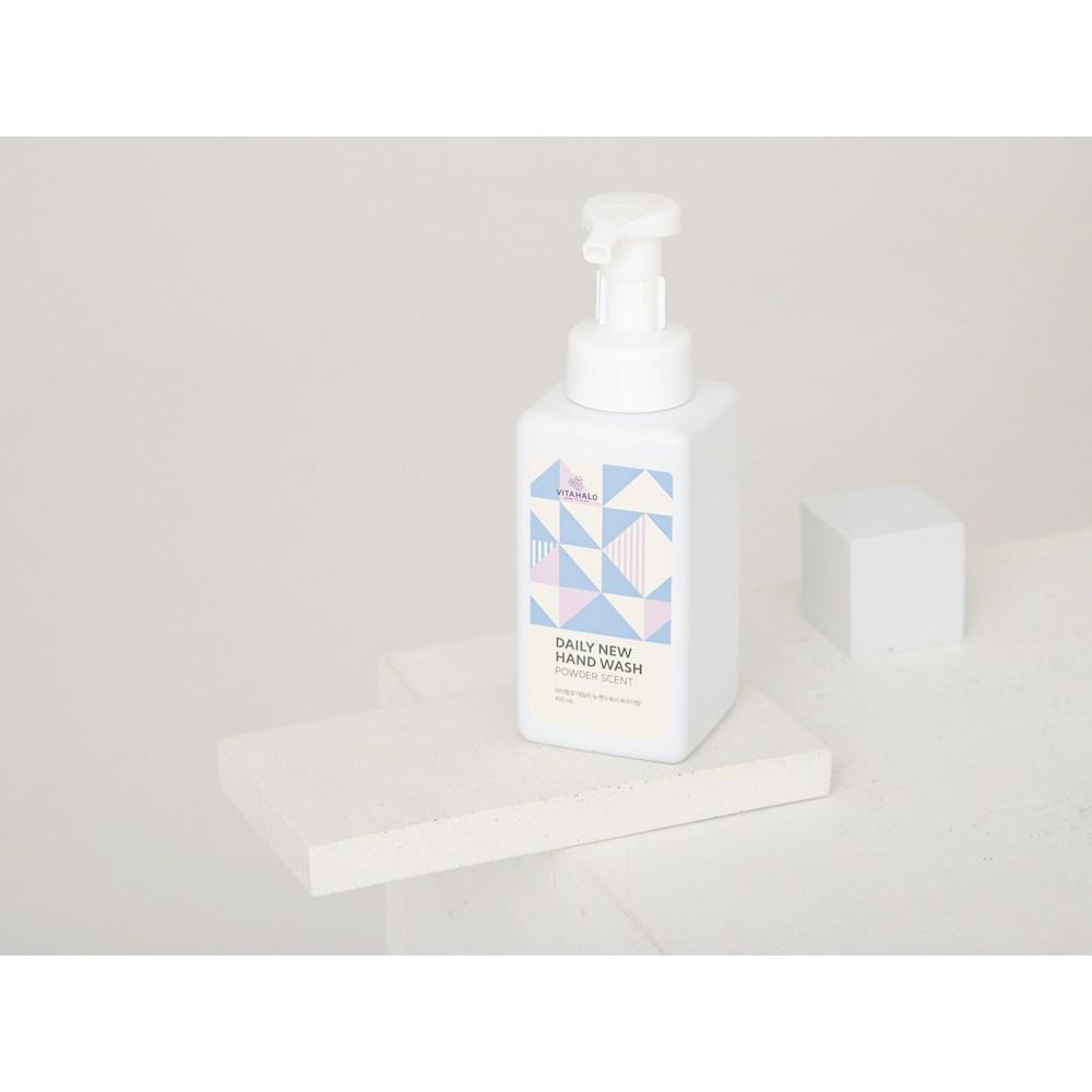 Vitahalo Daily New Hand Wash Powder Scent, 490ml, 4 units
