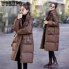Down Cotton-padded Jacket for Women Mid-length Thickened Winter Korean-style Cotton-padded Jacket Loose Cotton-padded Coat