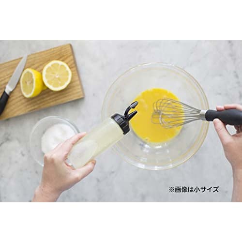 OXO Бутылка с отжимным колпачком, Контейнер для соусов, Открывается одной рукой, Не капает, Легко сжимается, Полиэтилен, С делениями, 350 мл, Средний размер