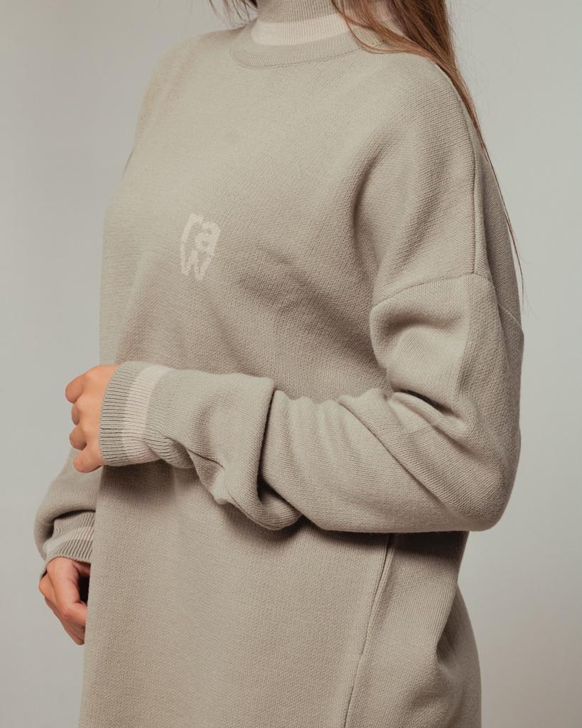 Костюм тройка RAW 37023 XL бежевый + олива (жилет, кофта, штаны)