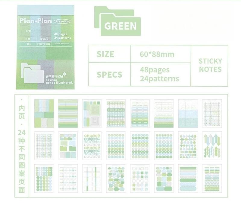 Многофункциональные наклейки и заметки, Заметки, Дневники, Вырезки, Маркеры, Наклейки, Школьные канцелярские товары, Удобно и практично