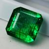 10 Карат Натуральный СЕРТИФИЦИРОВАННЫЙ Изум Изумрудная Огранка Зеленый Колумбийский Свободный Драгоценный Камень A-3891b