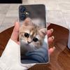 Чехол для Tecno Pova Neo 3 Чехол LH6n Силиконовый Эстетичный Модный Милый Кот Задняя Крышка Tecno Pova Neo 3 Прозрачный Чехол для Телефона