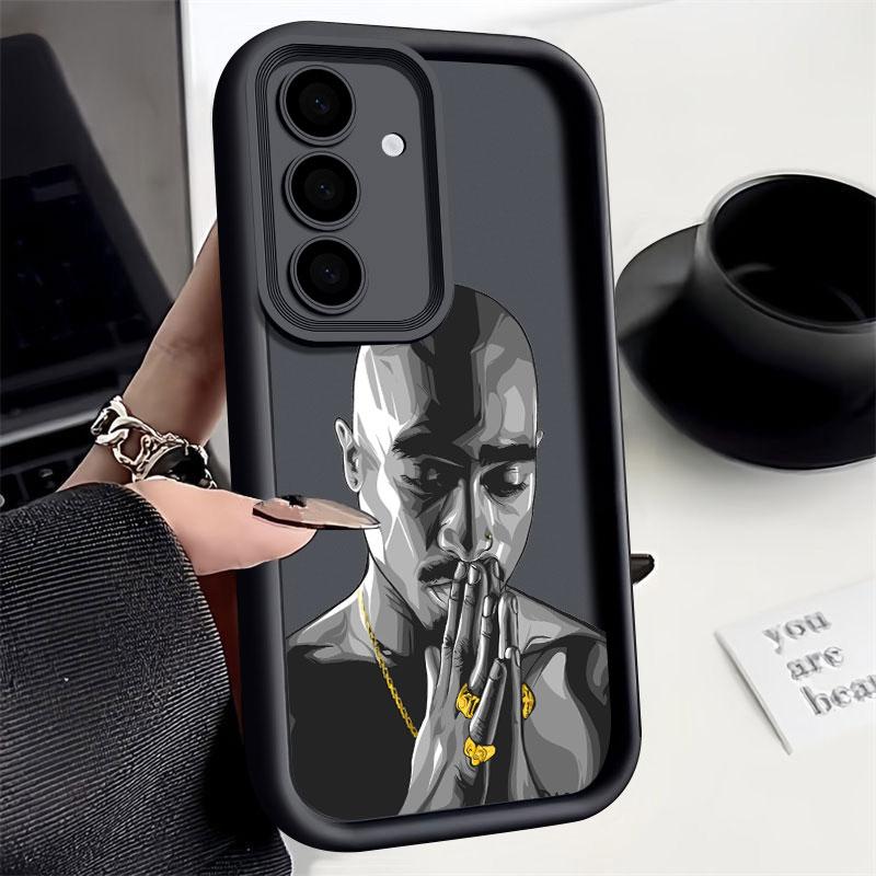 2PAC Tupac Rapper Phone Case For Samsung S26 S25 S24 S23 S21 S20 Ultra For Galaxy S25 S24 FE S26 Plus Funda Soft Silicone Cover