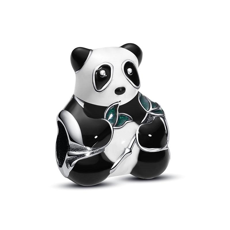 Оригинальный шарм-подвеска из стерлингового серебра 925 пробы, медь, любовь, лапа собаки, кошки, панда, светлячок, шармы-подвески, подходят для браслетов, ожерелий, женский, циркон