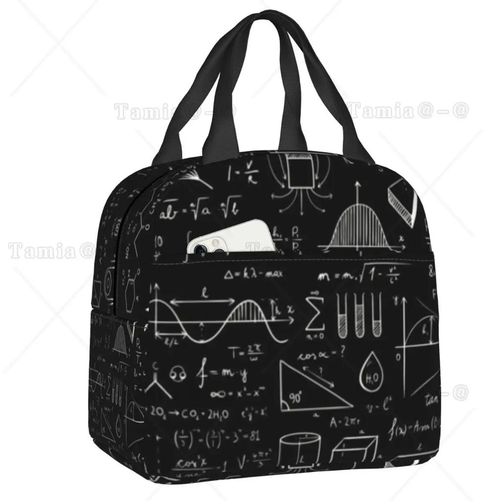 Химия Любитель Изолированная Сумка Для Обеда Для Женщин Многоразовая Научная Лабораторная Технология Термоохладитель Ланч-Бокс Для Детей Школьные