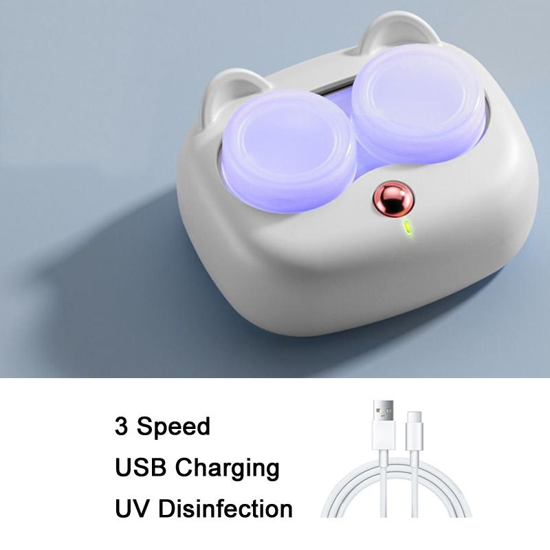 Contact Lens Cleaning Tool 3 Mode Ultrasonic Care Mini Lens Tool Portable Commuting Home Travel Office Daily Care/Accessory Box
