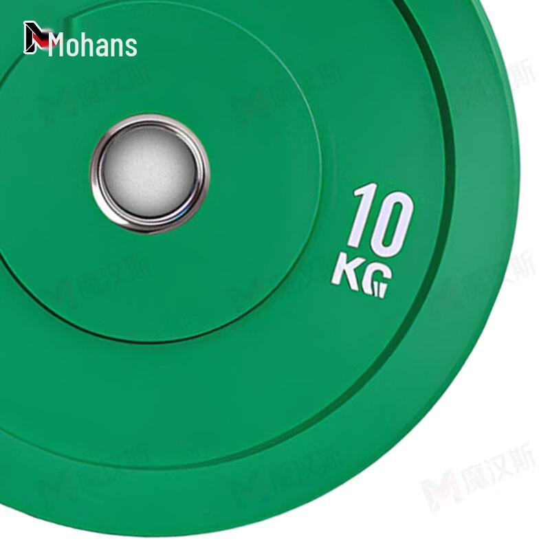 Rubber Coated Cast Iron Barbell Plate Set