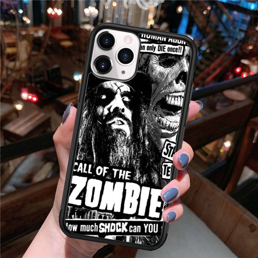 Чехол для телефона Rock Musician R-Rob Z-Zombie PC+TPU Для IPhone 17 16 15 14 PRO MAX 11 12 13 PLUS MINI