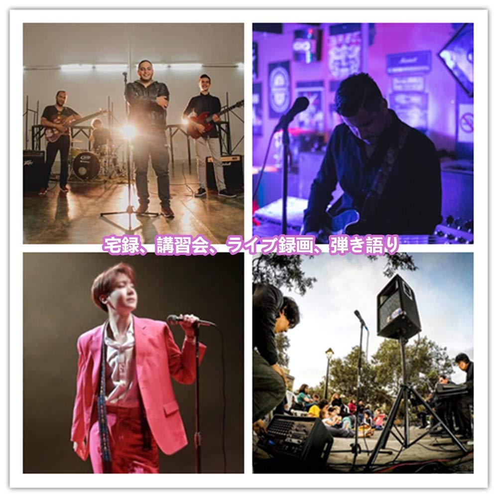 Микрофонная стойка COCOSUN прямая с 1 держателем для микрофона, стойка для конденсаторного микрофона, вертикальная, штативная, отлично подходит для живых семинаров в современном металлическом черном цвете,