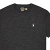 Polo Ralph Lauren Футболка с вышивкой, короткий рукав, круглый вырез, мужские топы, черный, смешанный цвет 710671426137