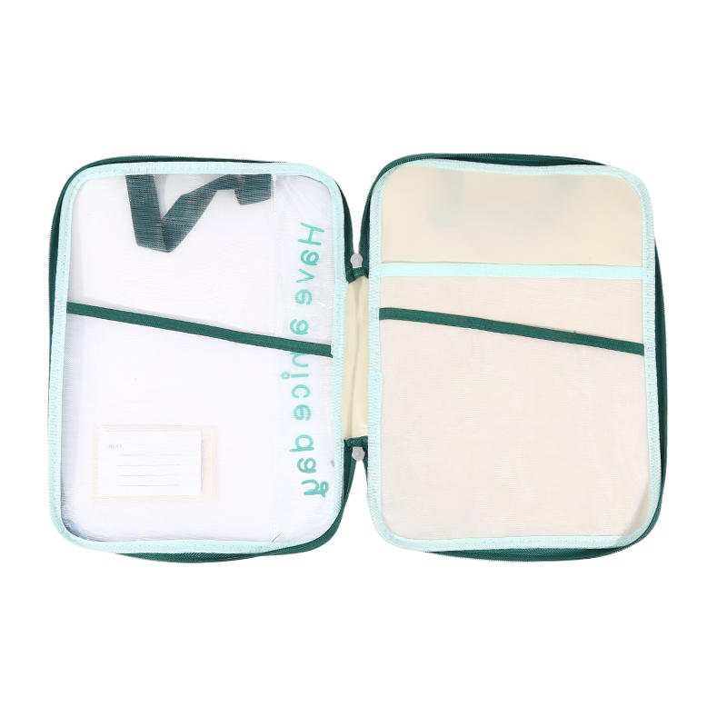 1PC Homework & College Papers Storage Pouch for Books Documents DIY Arts and Crafts Scrapbook Paper Transparent Zipper Document File Pouch