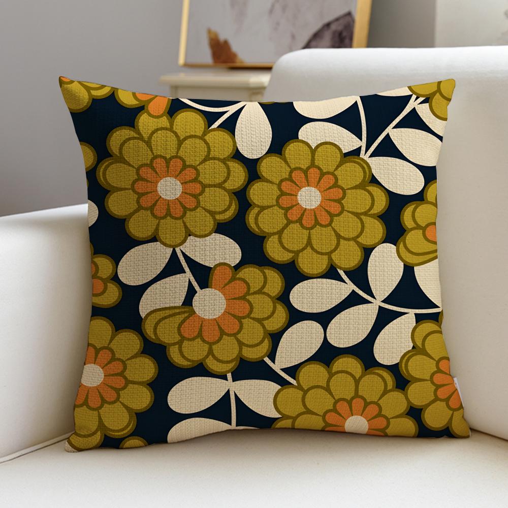 Artistic Art Orla KielyS Cushion Cover Breathable and skinfriendly linen pillowcase square removable and washable cushion