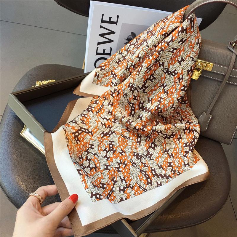 Nice Small Scarf Korean Ins Style All-match Fashion Summer Decorative Square Tie Hair Band Thin