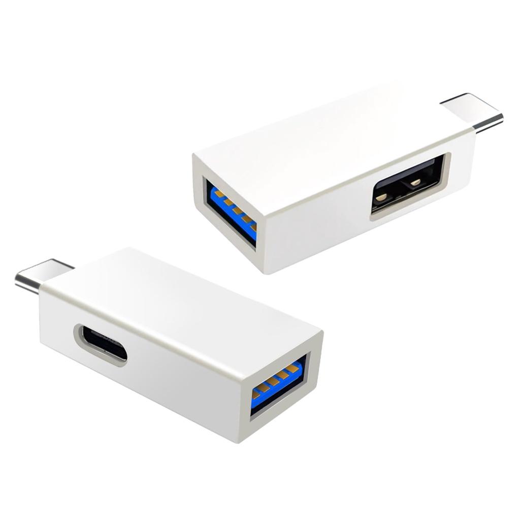 FONKEN Многофункциональный адаптер OTG 2 в 1 с USB-C на USB3.0/USB2.0, зарядный преобразователь типа C для Huawei Samsung