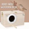 Parrot Lovebirds Finch Wooden Nesting House Cage Nest Bird Breeding Box Bird supplies