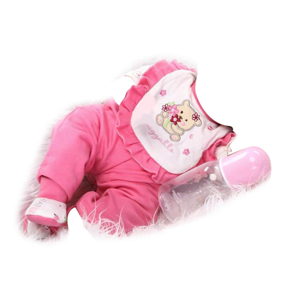 Одежда для куклы Reborn Gril Baby Doll, подходит для роста 50-55 см, наряд для девочки, аксессуары для куклы R3X2