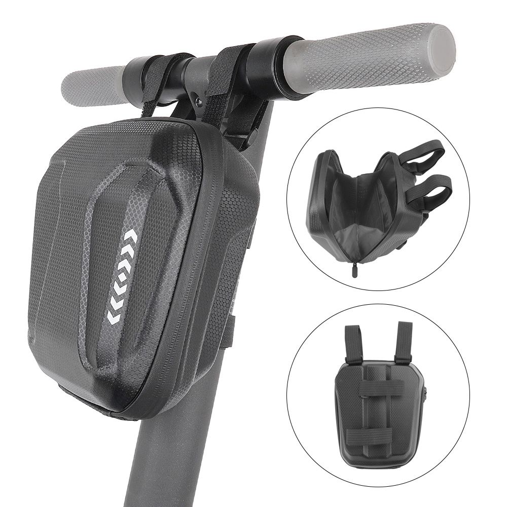 2.5L Waterproof Hard Shell Bike Handle Bar Bag Storage Bags EVA Hard Pouch Hanging Bag