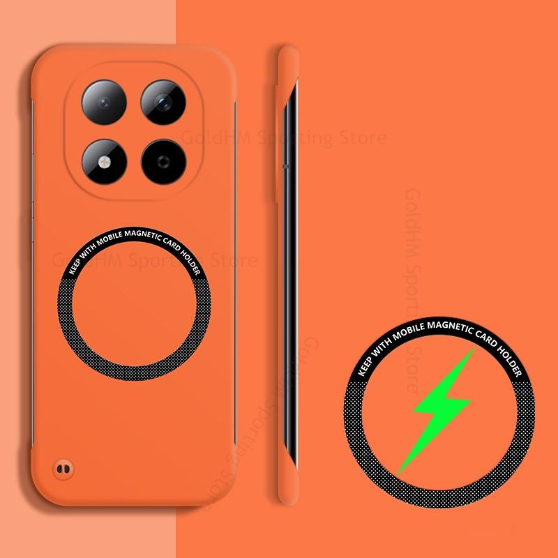 Матовый магнитный чехол Candy для Redmi Note 15 Pro Plus 5G Wireless, прочный матовый чехол MagSafe из поликарбоната для Redmi Note 14, 13, 15 Pro Plus.