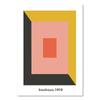 Abstract Bauhaus Geometry Posters Modern 1919 Mid Century Canvas Paintings Wall Art Pictures Prints for Living Room Home Decor