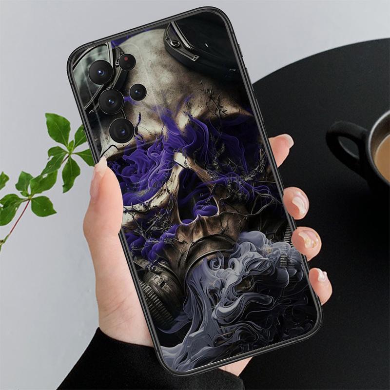Чехол для телефона Samsung A55 A16 A56 A36 A35 A15 A53 A54 A33 A34 A25 A05S A52 A52S A14 A26 A71 Череп
