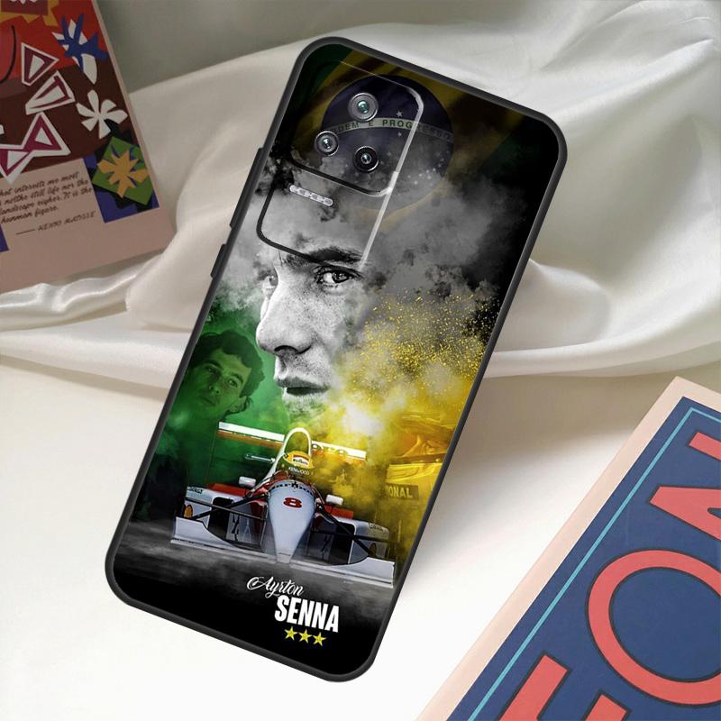 Чехол для гонок Ayrton Senna F1 для Xiaomi 13 14 Ultra 11T 12T 13T Pro 12 Lite POCO X6 M6 Pro X3 X4 X5 M5s F3 F5