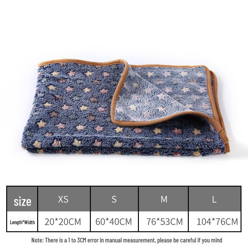 Коврики и одеяла для домашних животных: Толстый коралловый флис для собак и кошек