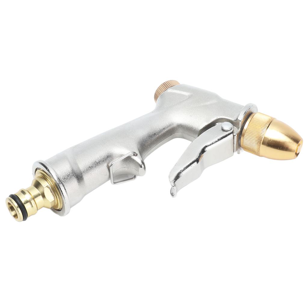 High Pressure Hose Nozzle Metal Handheld Water Nozzle Sprayer for Garden Watering Car Washing
