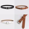 Minimalist Women Pu Belt With Snap Closure For Business And Daily Use