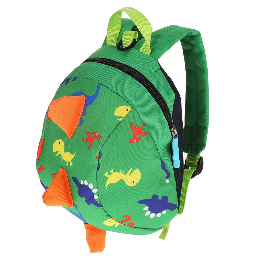 Милый мультяшный динозаврик детский ремень безопасности рюкзак малыш анти-потеряшка сумка школьный портфель (зеленый)