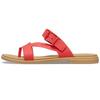 Trolley Vacation Style Slide Sandals Women Footwear Flame-Red 206108-8C1