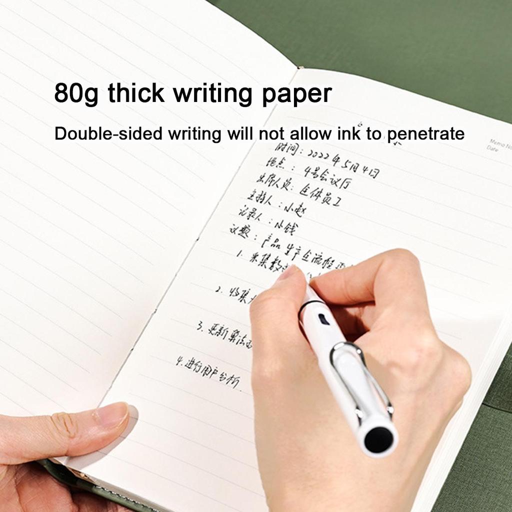 (Возможна гравировка логотипа) Тетрадь для школьников в кожаном переплете формата A5/B5, рабочий блокнот с пряжкой, книга для записи деловых встреч, дневник, бухгалтерская книга