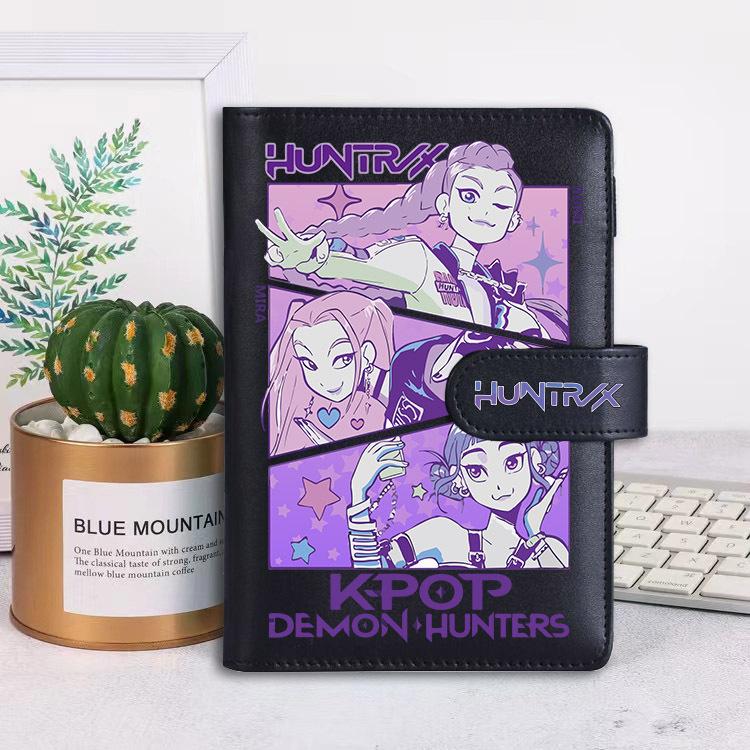 Аниме Тетрадь Охотников на Демонов Руми Мира Зои Милый Мультяшный Принт Дневник на Разъемных Листах Студенческий Блокнот