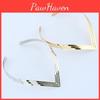 Fashionable V Shaped Women Metal Collar Necklace For Retro Style Fans