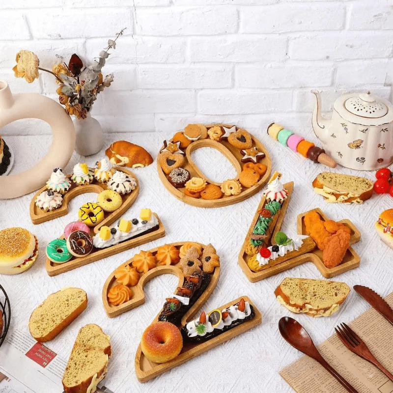 Цифровая тарелка с фруктами и сыром Тарелка с овощами Праздничные принадлежности Тарелка с готовой едой