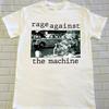 Rage Against The Machine Тур 1992 года Короткий рукав Белый Мужской S - 5XL Унисекс Футболка