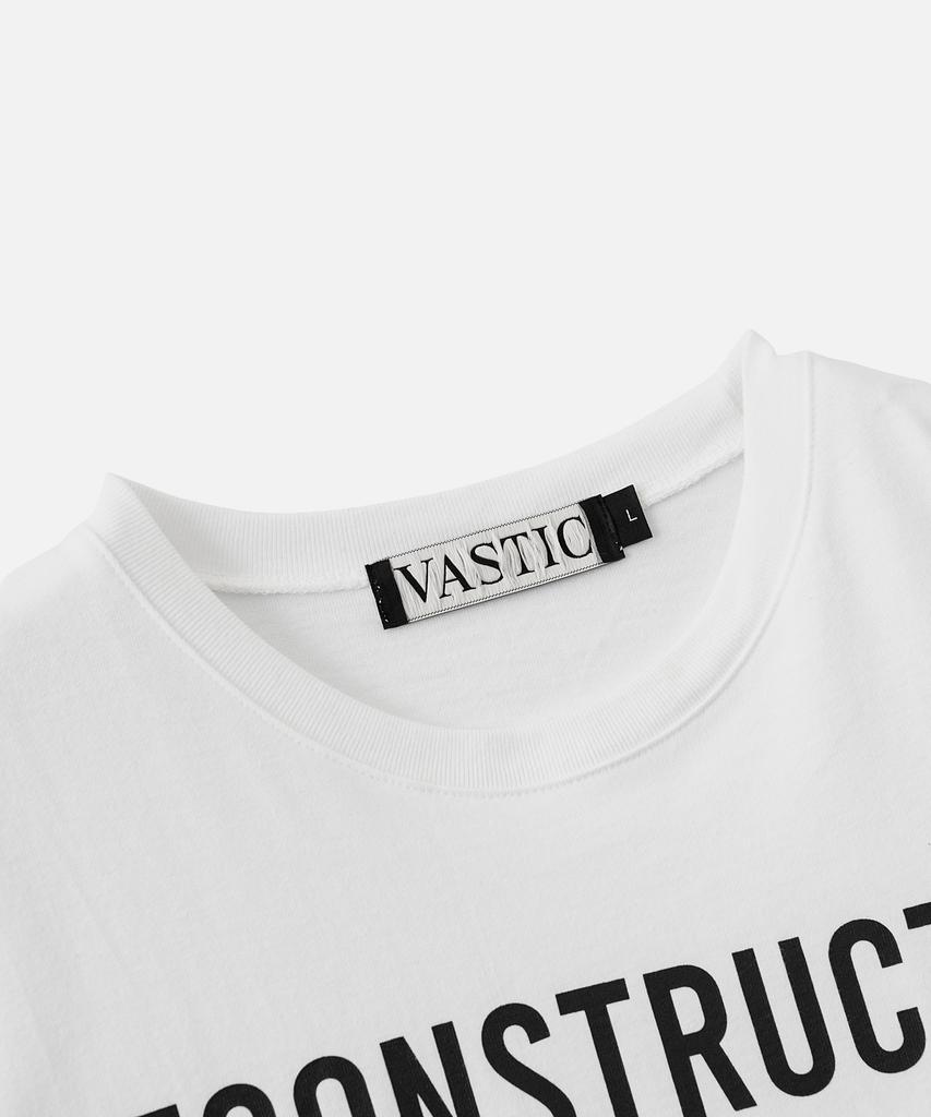 VASTIC Футболка Деконструкция_Белый