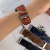 Кожаный ремешок для Xiaomi Band 8/9 Pro, Samsung, Redmi 5 и Huawei GT5 (22мм)
