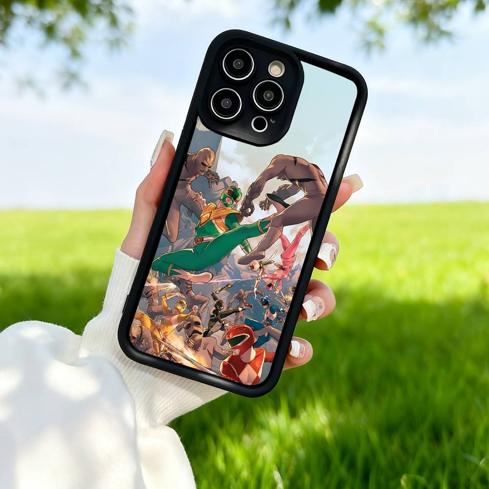 P-PowerS-COOL R-RangerS Чехол Для IPhone 17 15 14 13 12 16 11 Pro Max Mini Plus Силиконовый Мягкий Чехол